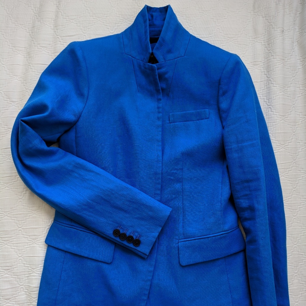 J. Crew Royal Blue Regent Blazer